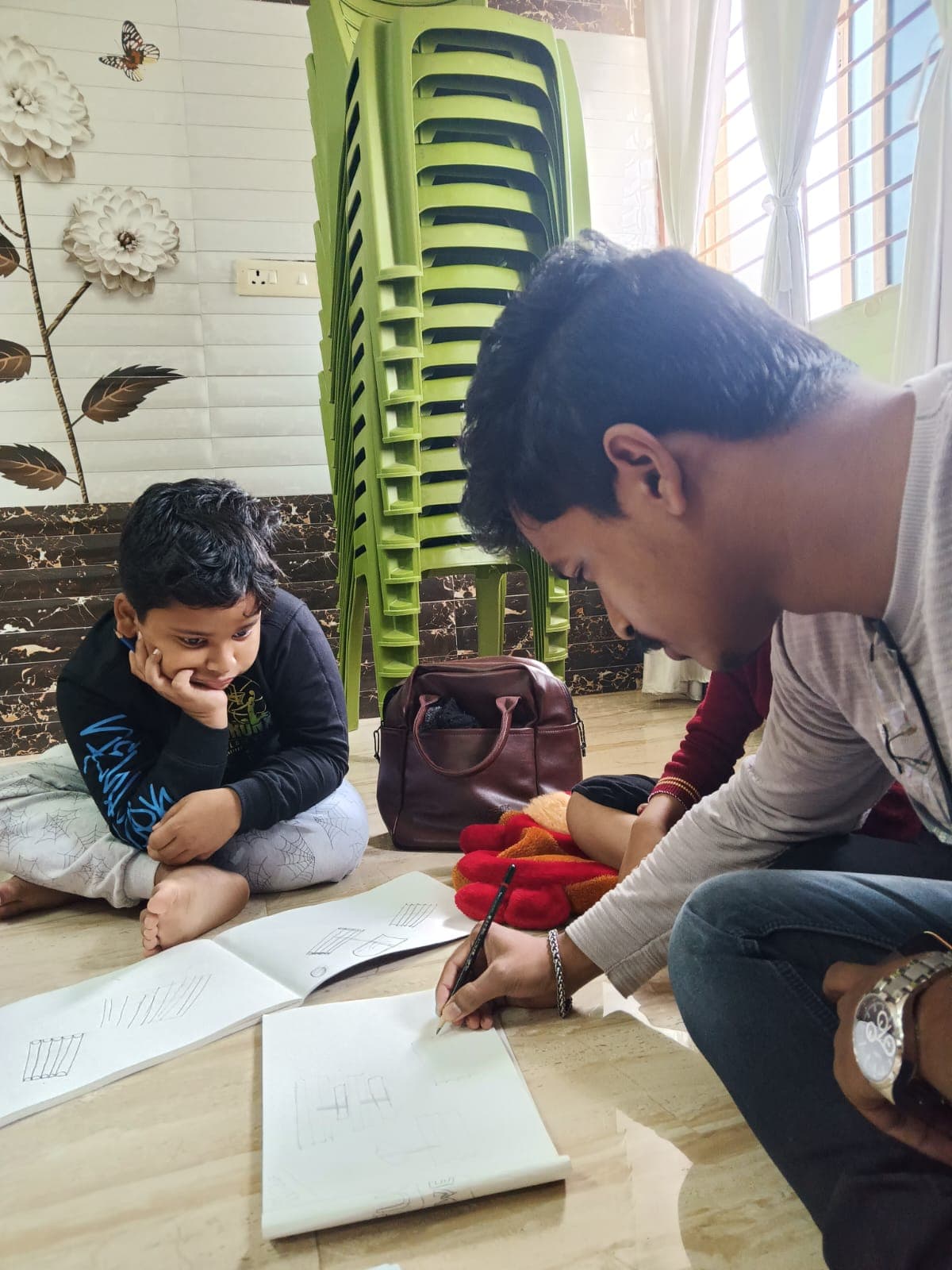 Children Learning Art